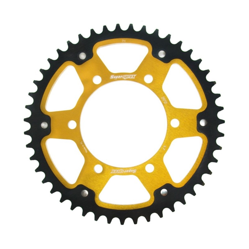 Rear sprocket SUPERSPROX STEALTH arany 47 fogak,525