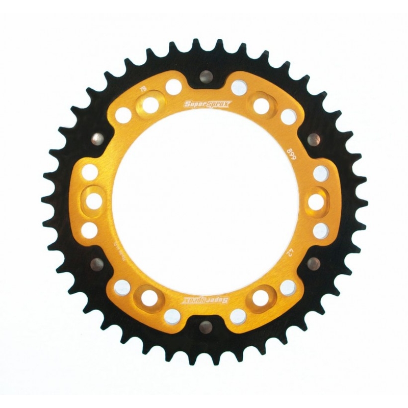Rear sprocket SUPERSPROX STEALTH arany 42 fogak,525