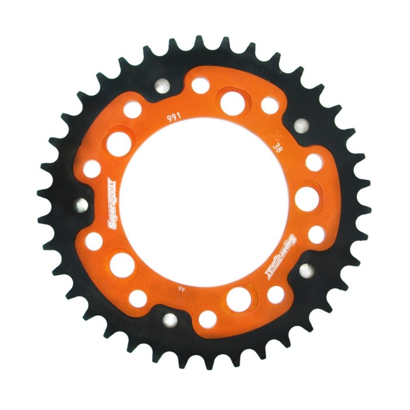 Rear sprocket SUPERSPROX STEALTH narancssárga 38 fogak,525