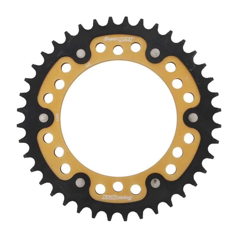 Rear sprocket SUPERSPROX STEALTH arany 40 fogak,530