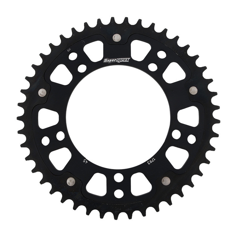 Csillagkerék SUPERSPROX STEALTH fekete 45 fogak,520