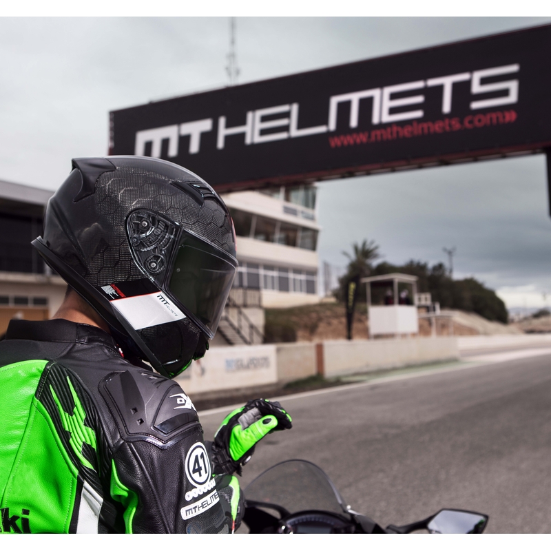 Integrált motorkerékpár sisak MT Kre Snake Carbon