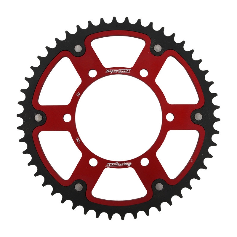 Csillagkerék SUPERSPROX STEALTH piros 50 fogak,520