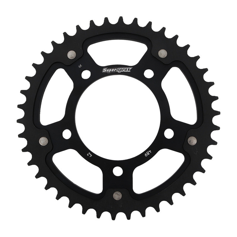 Csillagkerék SUPERSPROX STEALTH fekete 42 fogak,530