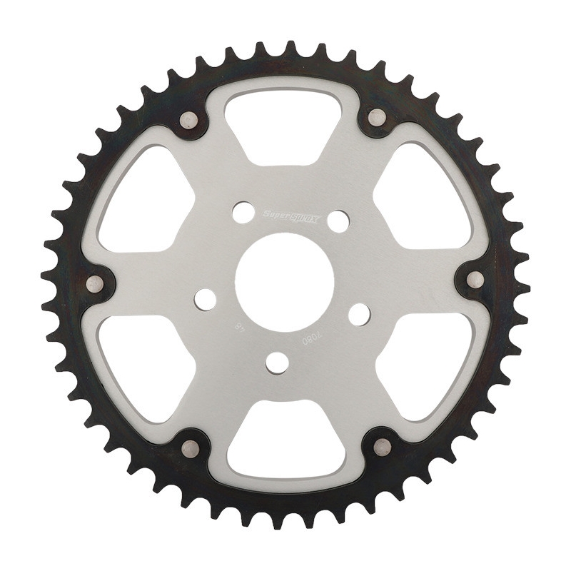 Csillagkerék SUPERSPROX STEALTH ezüst 48 fogak,530