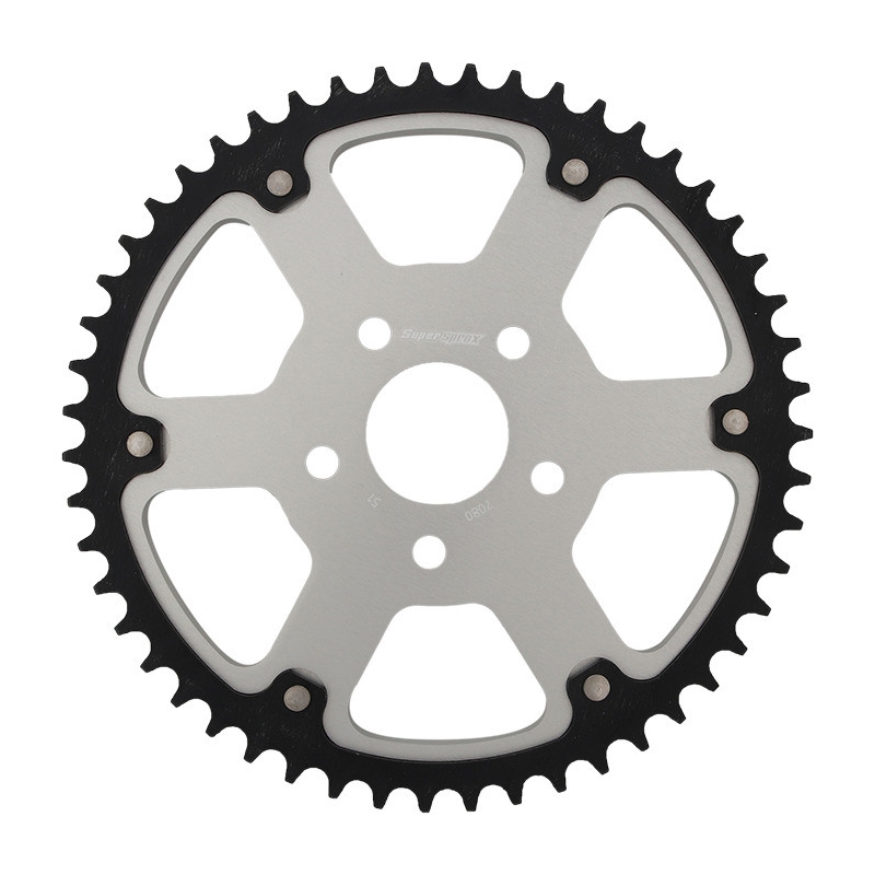 Csillagkerék SUPERSPROX STEALTH ezüst 51 fogak,530