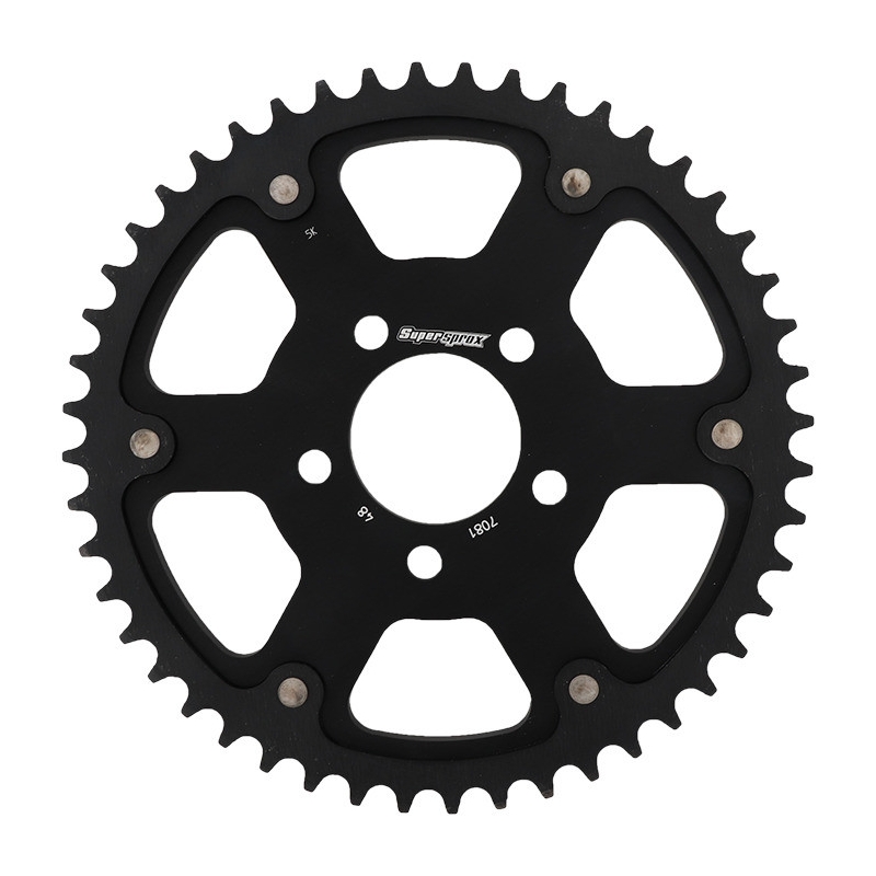 Csillagkerék SUPERSPROX STEALTH fekete 48 fogak,530
