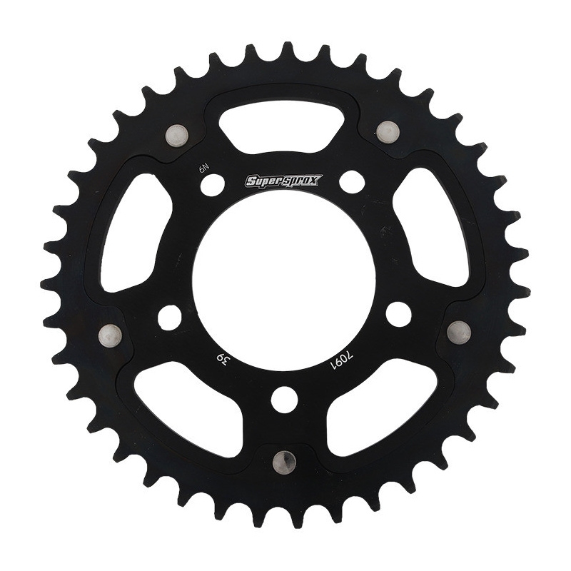 Csillagkerék SUPERSPROX STEALTH fekete 39 fogak,520