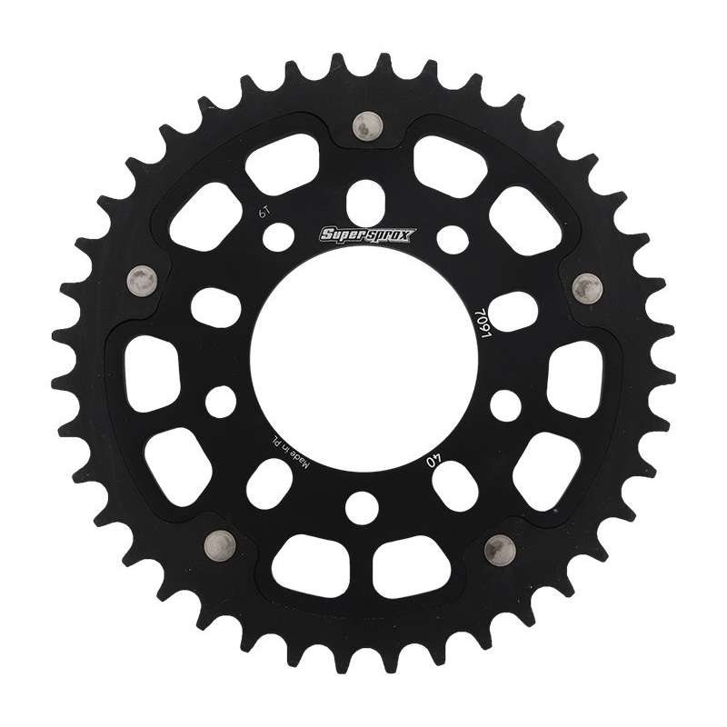 Csillagkerék SUPERSPROX STEALTH fekete 40 fogak,520