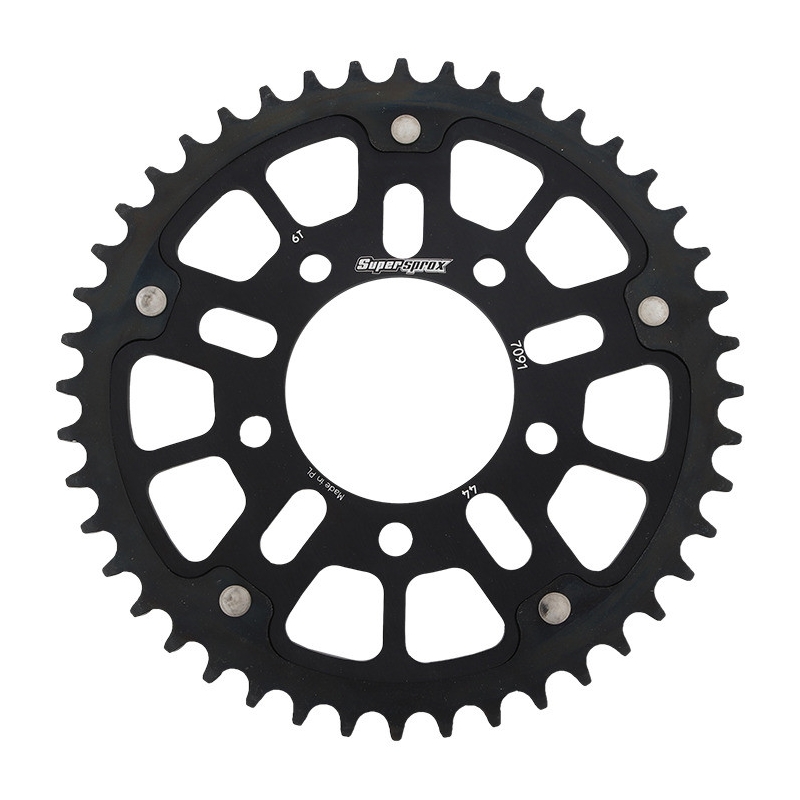 Csillagkerék SUPERSPROX STEALTH fekete 44 fogak,520