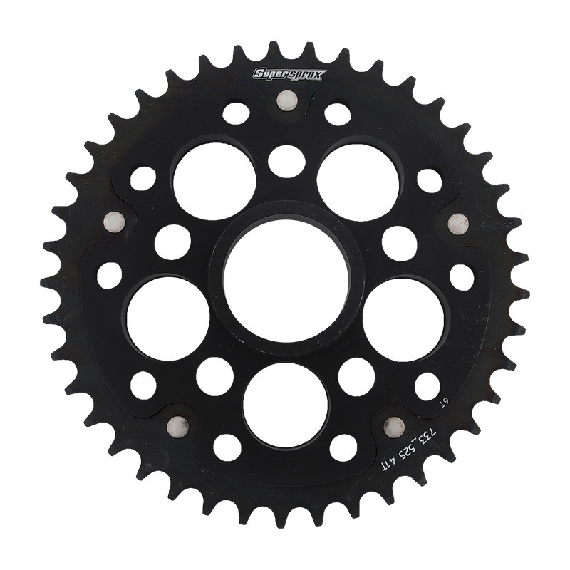 Csillagkerék SUPERSPROX STEALTH fekete 41 fogak,525