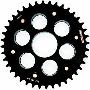 Rear sprocket STEALTH with alloy disc SUPERSPROX STEALTH with alloy disc fekete 40 fogak,520