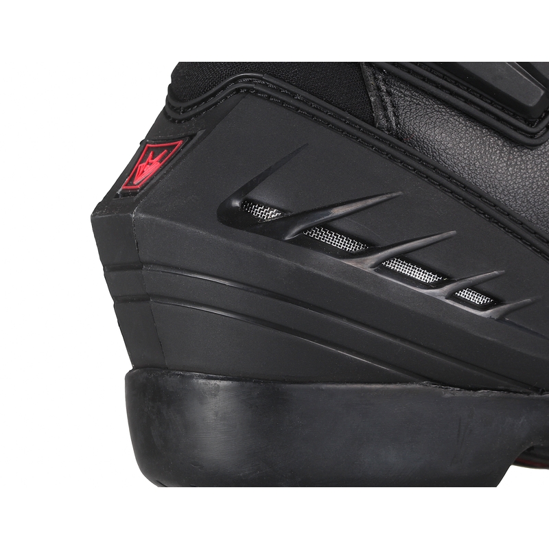 Magasszárú motoros csizma RSA GP-01 fekete - II. minőség