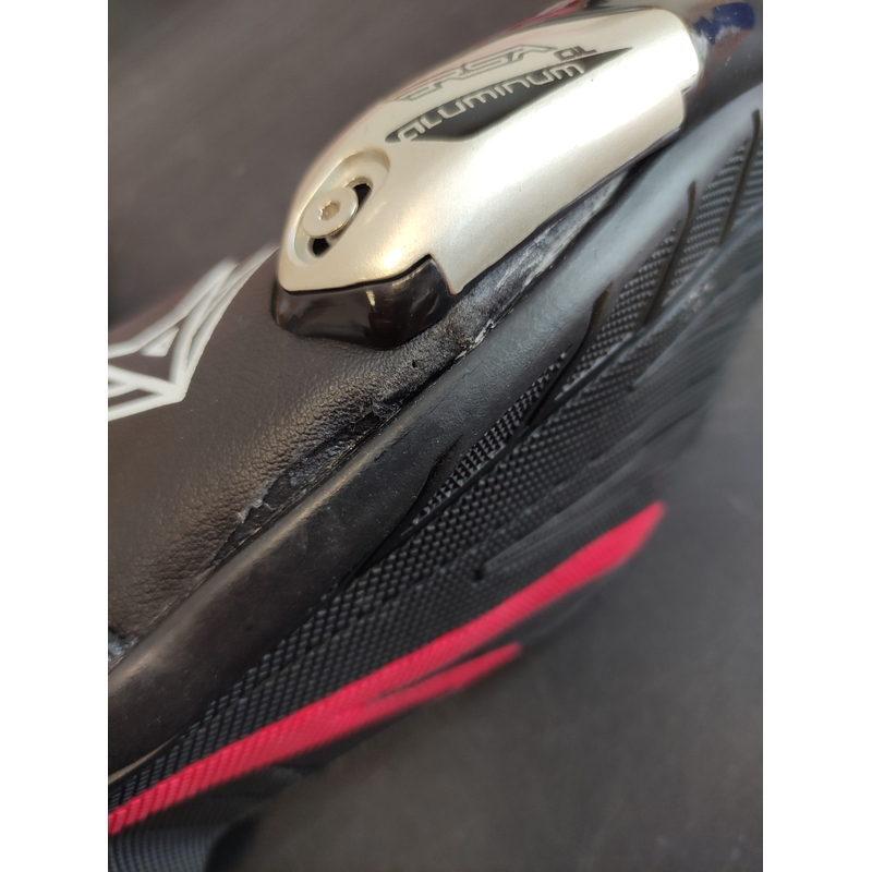 Magasszárú motoros csizma RSA GP-01 fekete - II. minőség
