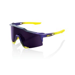 100% SPEEDCRAFT Matte Metallic Digital Brights lila-sárga napszemüveg (lila lencse)