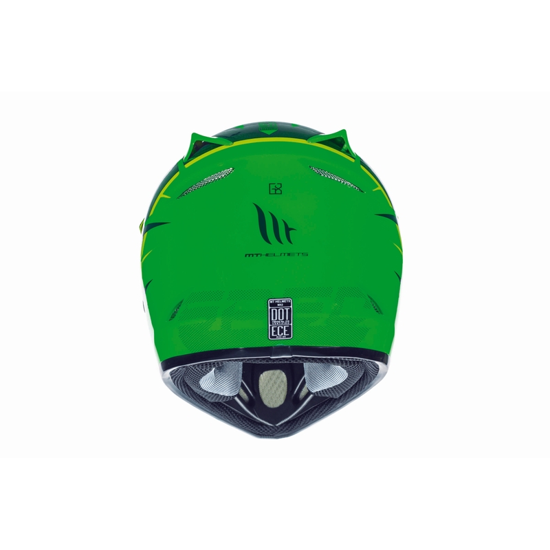 Gyerekek Motocross motoros sisak MT MX-2 Spec Fluo Zöld-Sárga