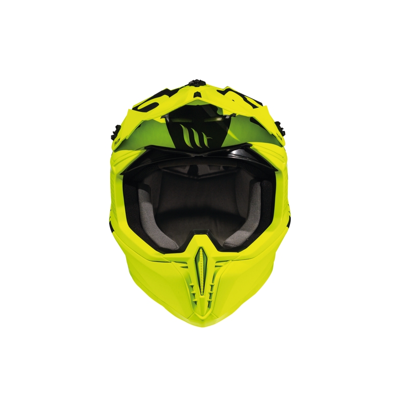 Motocross sisak MT Falcon Karson fluo sárga matt