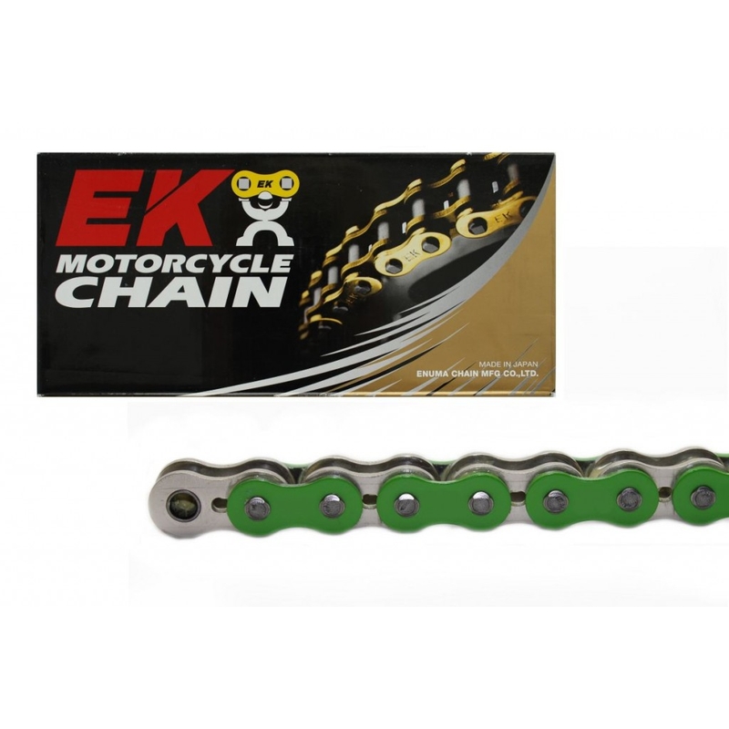 QX - gyűrűs lánc - Made in JAPAN EK 520 SRX 1 L zöld