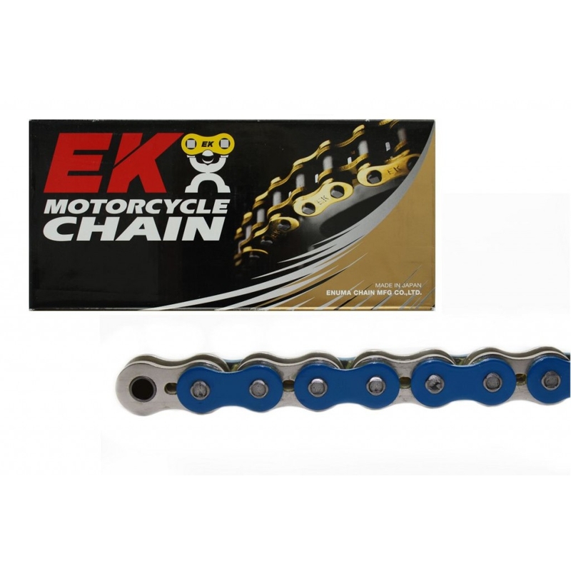 QX - gyűrűs lánc - Made in JAPAN EK 520 SRX 120 L kék