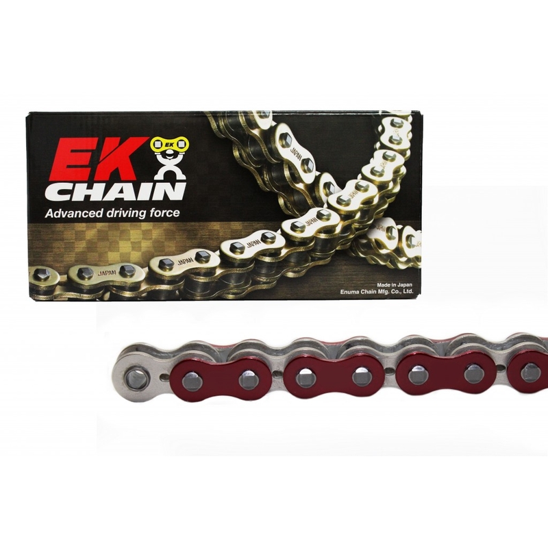 QX - gyűrűs lánc - Made in JAPAN EK 520 SRX2 112 L Metallic Red kiárusítás
