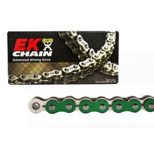 QX - gyűrűs lánc - Made in JAPAN EK 520 SRX2 112 L Metalic Green