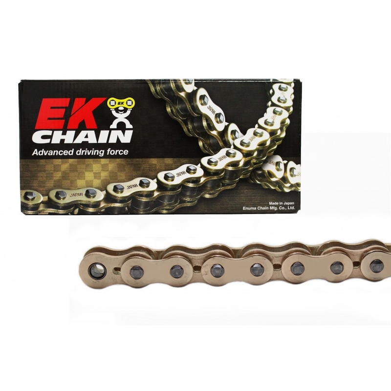 Motocross lánc - Made in JAPAN EK 520 MRD7 116 L Gold/Gold