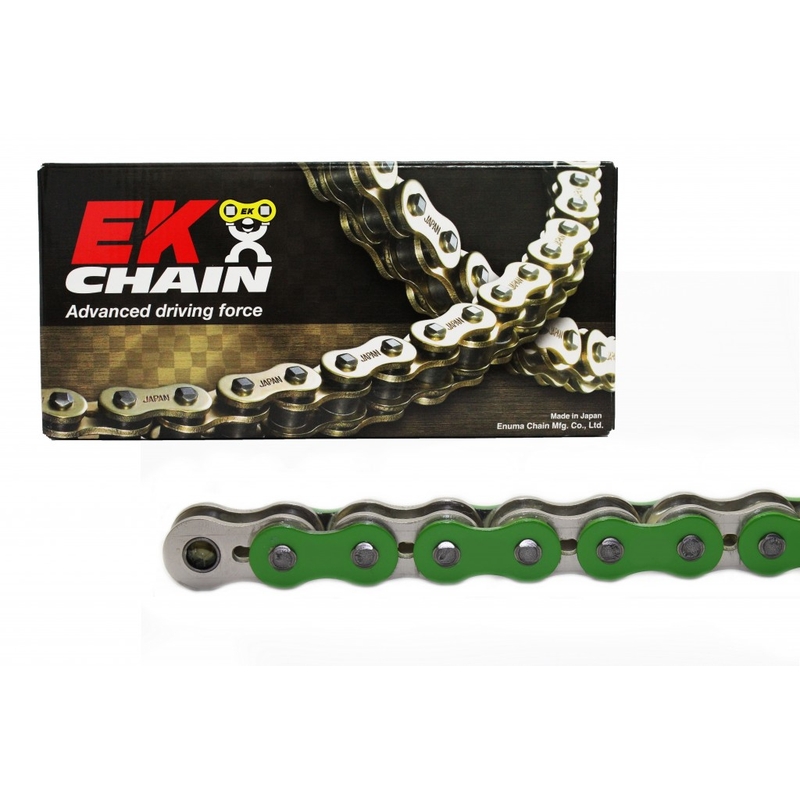Motocross lánc - Made in JAPAN EK 520 MRD6 120 L zöld