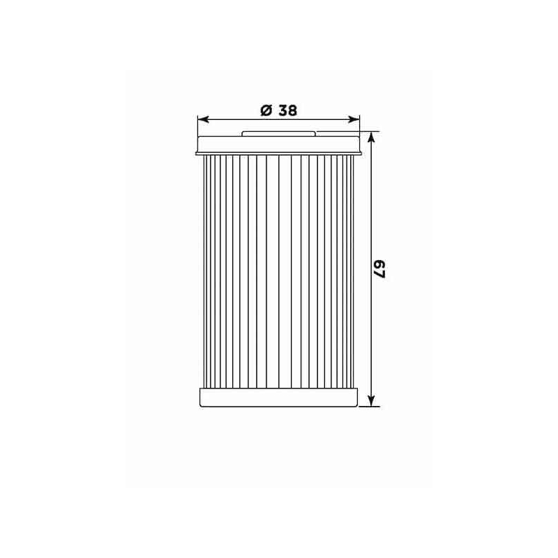 Olajszűrő MIW (alt. HF169)