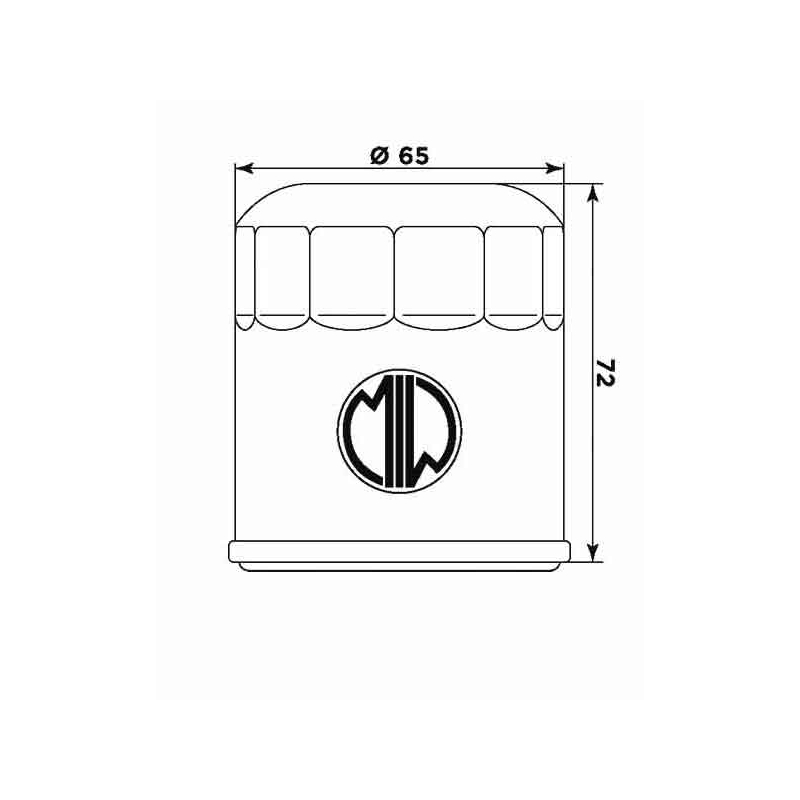 Olajszűrő MIW (alt. HF156)