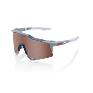 100% SPEEDCRAFT Soft Tact Stone Grey szürke napszemüveg (HIPER ezüst lencse)