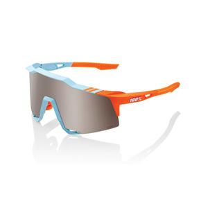 100% SPEEDCRAFT Soft Tact Two Tone kék-narancssárga napszemüveg (HIPER ezüst lencse)