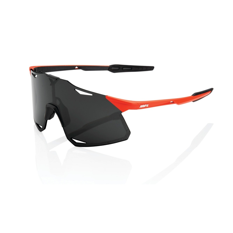 100% HYPERCRAFT Matte Oxyfire fekete-piros napszemüveg (sötétített lencsével)
