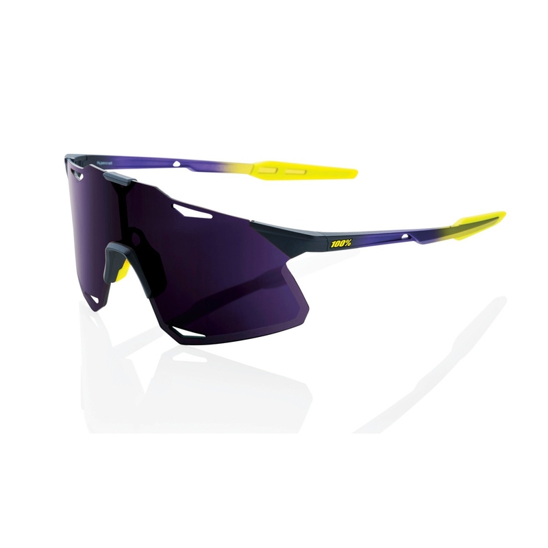 100% HYPERCRAFT Metallic Digital Brights lila-sárga napszemüveg (lila lencsével)