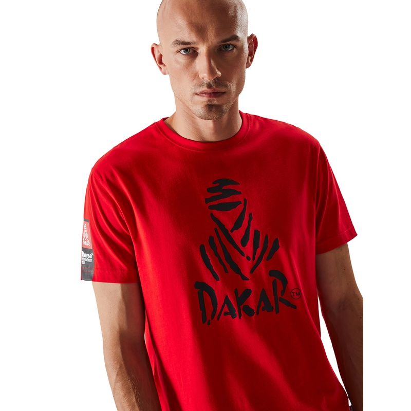 Póló DAKAR Sport piros kiárusítás