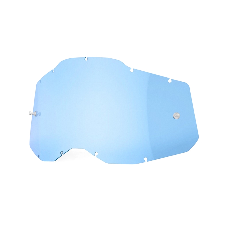 100% Racecraft 2/Accuri 2/Strata 2 plexi kék (Anti-fog)