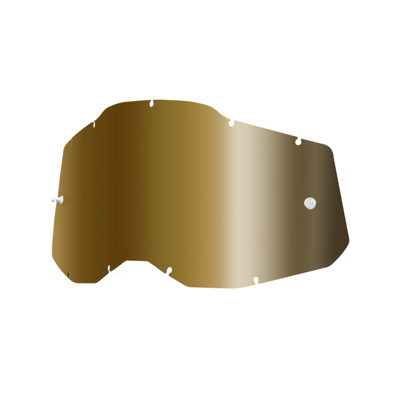 100% Racecraft 2/Accuri 2/Strata 2 plexi bronz tükrös (Anti-fog)