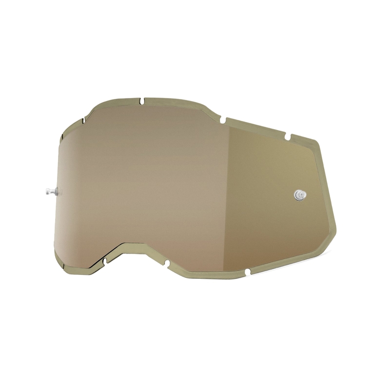 100% Injected Racecraft 2/Accuri 2/Strata 2 plexi oliva (Anti-fog)
