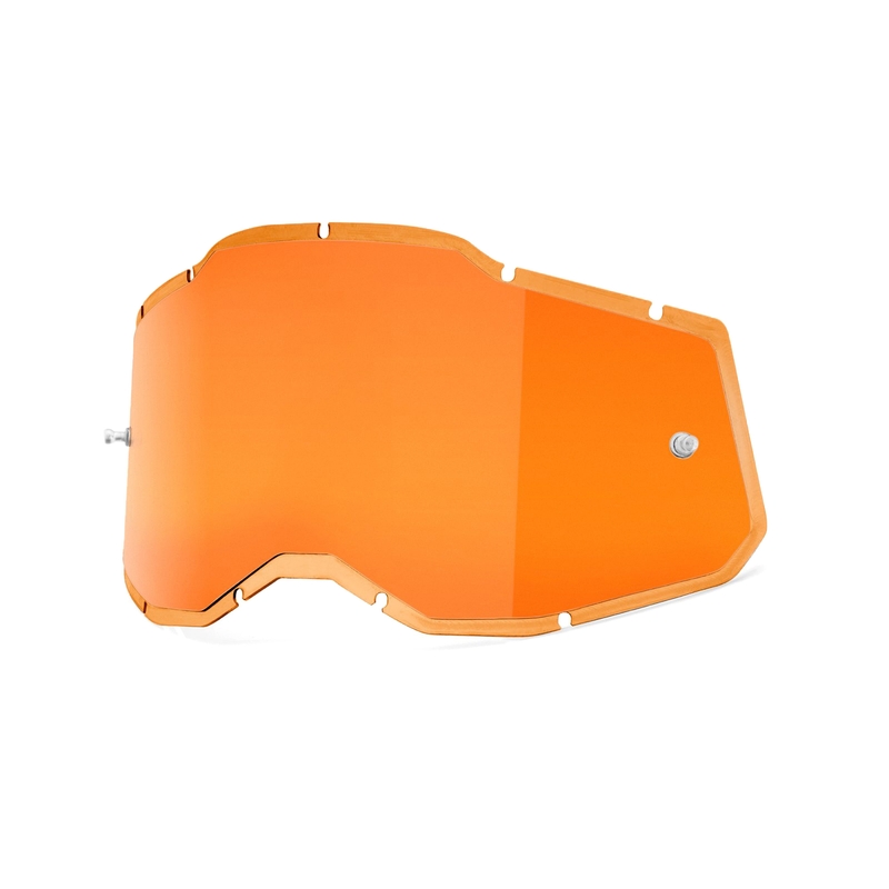 100% Injected Racecraft 2/Accuri 2/Strata 2 plexi narancssárga tükrös (Anti-fog)