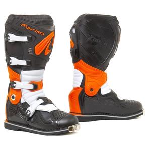 Motorkerékpár cipő Forma Terrain Evolution TX fekete-narancs-fehér