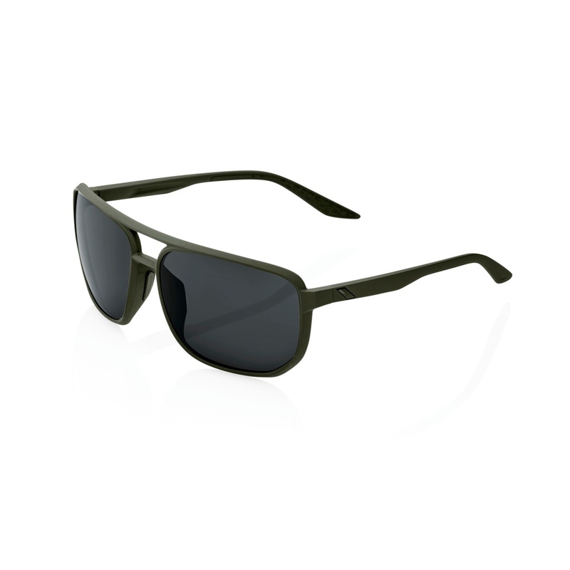 100% KONNOR Soft Tact Army Green zöld napszemüveg (sötétített lencsével)
