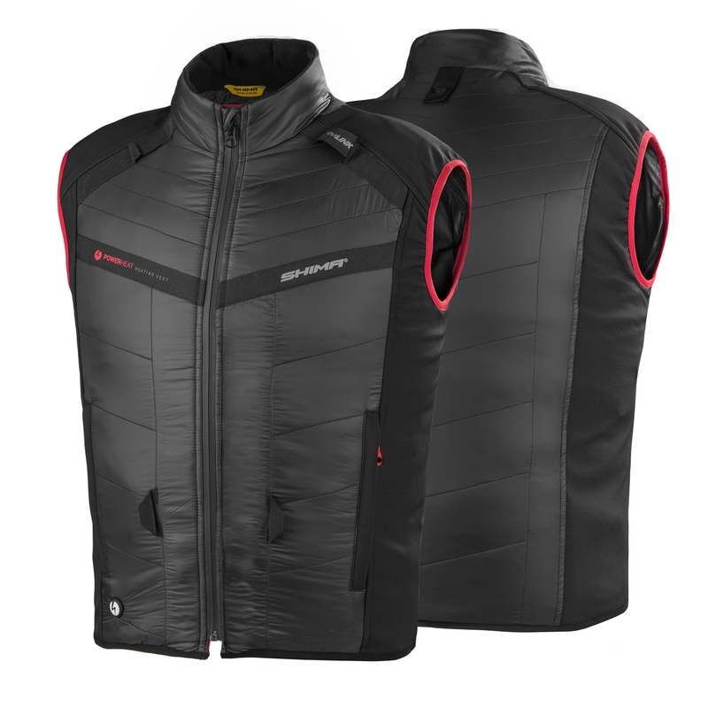 Shima Powerheat Vest fűthető mellény fekete-piros