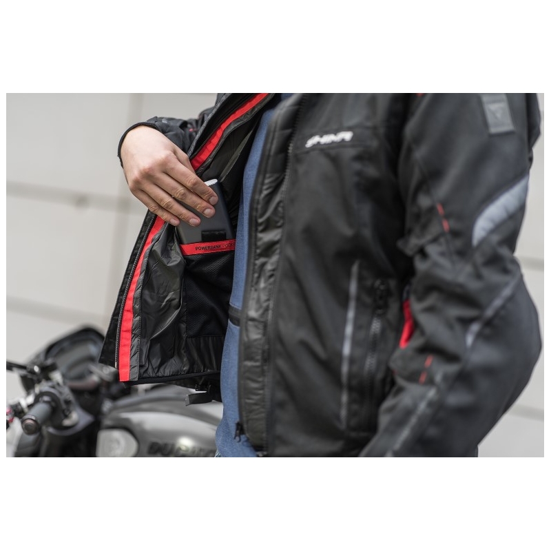 Shima Powerheat Vest fűthető mellény fekete-piros