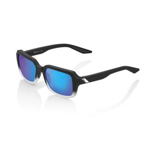 100% RIDELEY Soft Tact Fade Black fekete napszemüveg (kék króm lencsék)