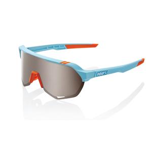 100% S2 Soft Tact Two Tone narancssárga-kék napszemüveg (HIPER ezüst lencsék)