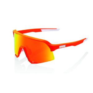 100% S3 Soft Tact Neon Orange narancssárga napszemüveg (HIPER piros lencsék)