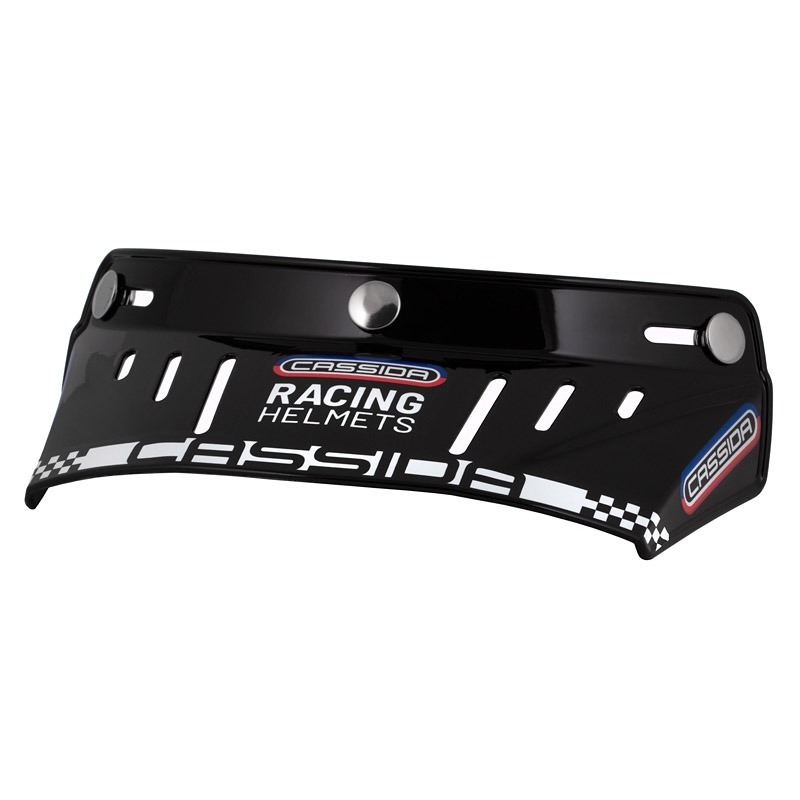 Lapos silt Cassida Oxygen Racing Spirit sisakokhoz fekete