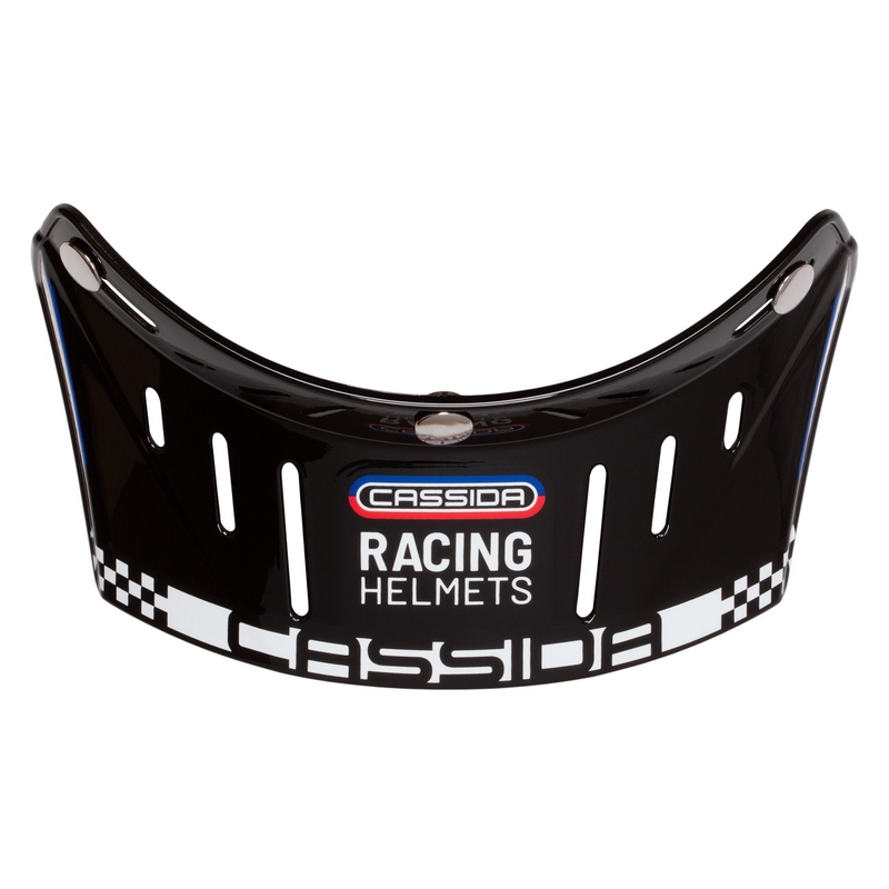 Lapos silt Cassida Oxygen Racing Spirit sisakokhoz fekete