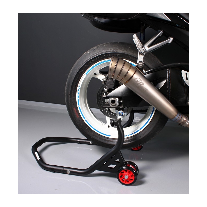 R-TECH EVO motorkerékpár állvány készlet (elülső + hátsó kerekekkel)