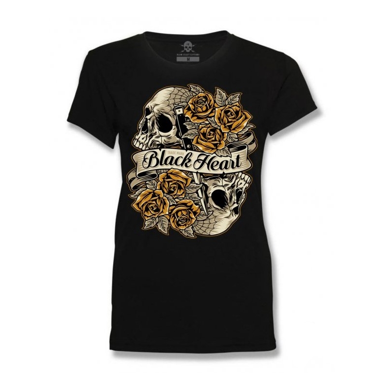 Black Heart Romantic női póló fekete
