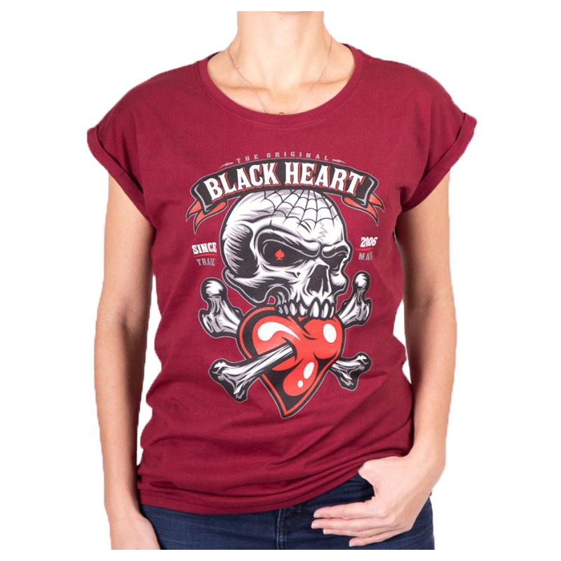 Black Heart Romantic Lover Ext női póló piros